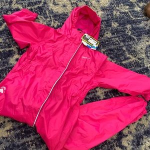 Girls rain suit